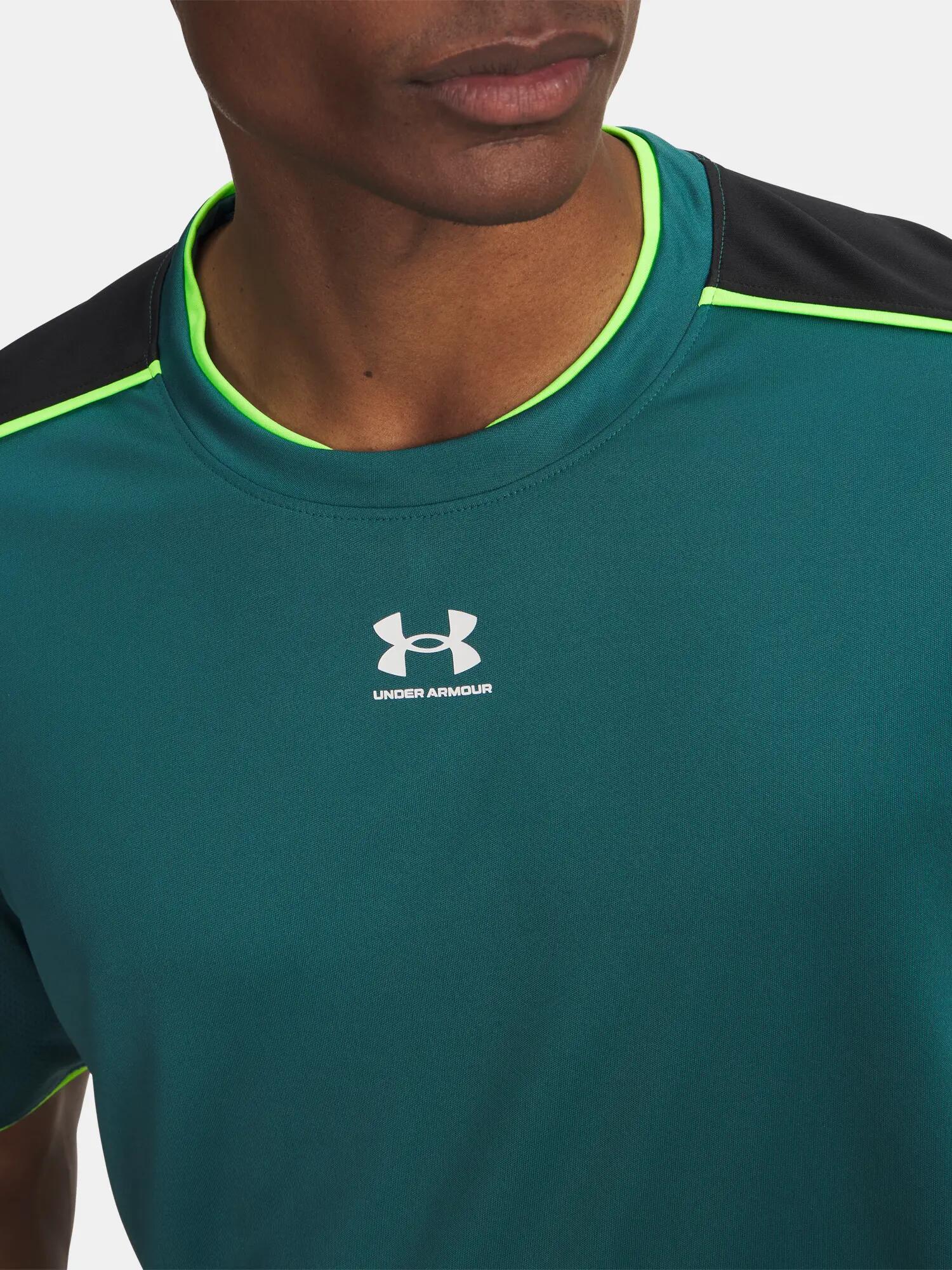 Férfi póló Under Armour UA M Challenger Train SS-GRN 3/3