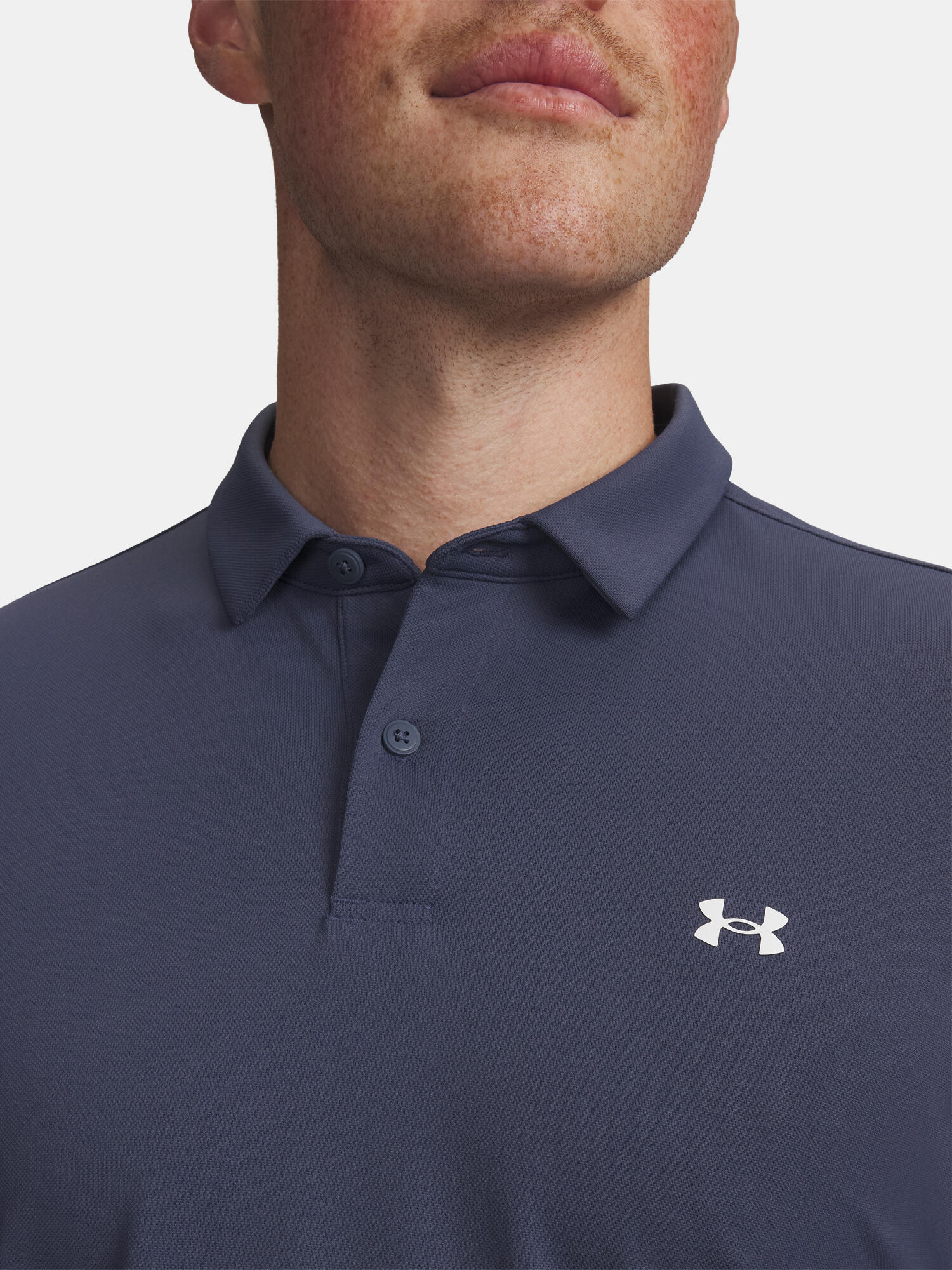 Polo de golf Under Armour T2G Piqué pour homme, gris 3/3