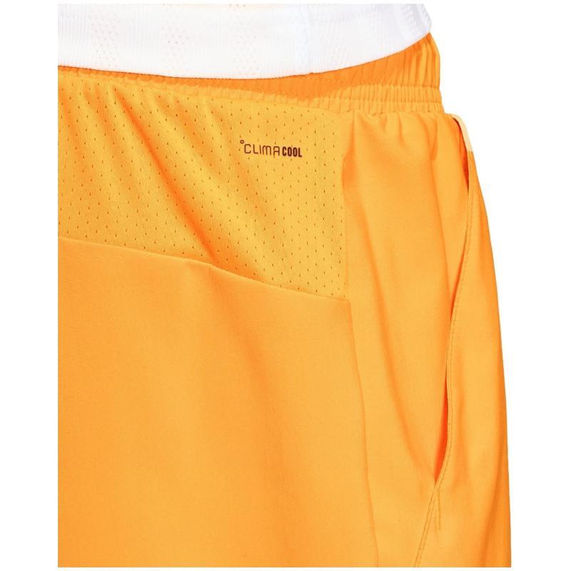 Shorts Laranja Adidas Club 2 em 1 3/5