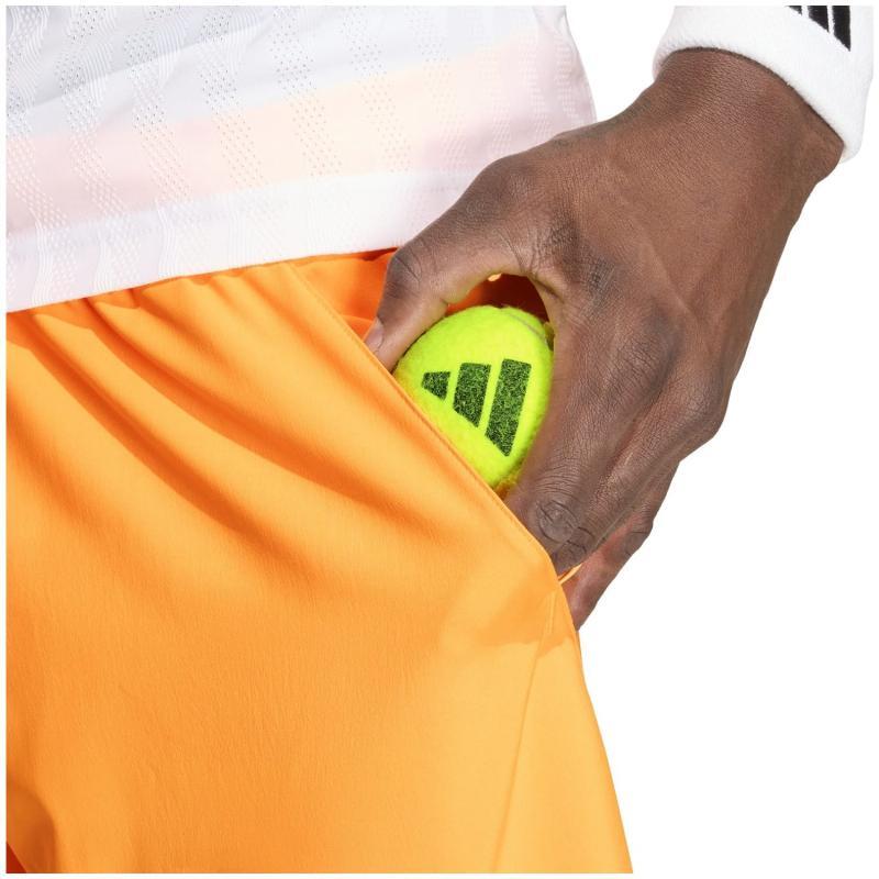 Shorts Laranja Adidas Club 2 em 1 2/5