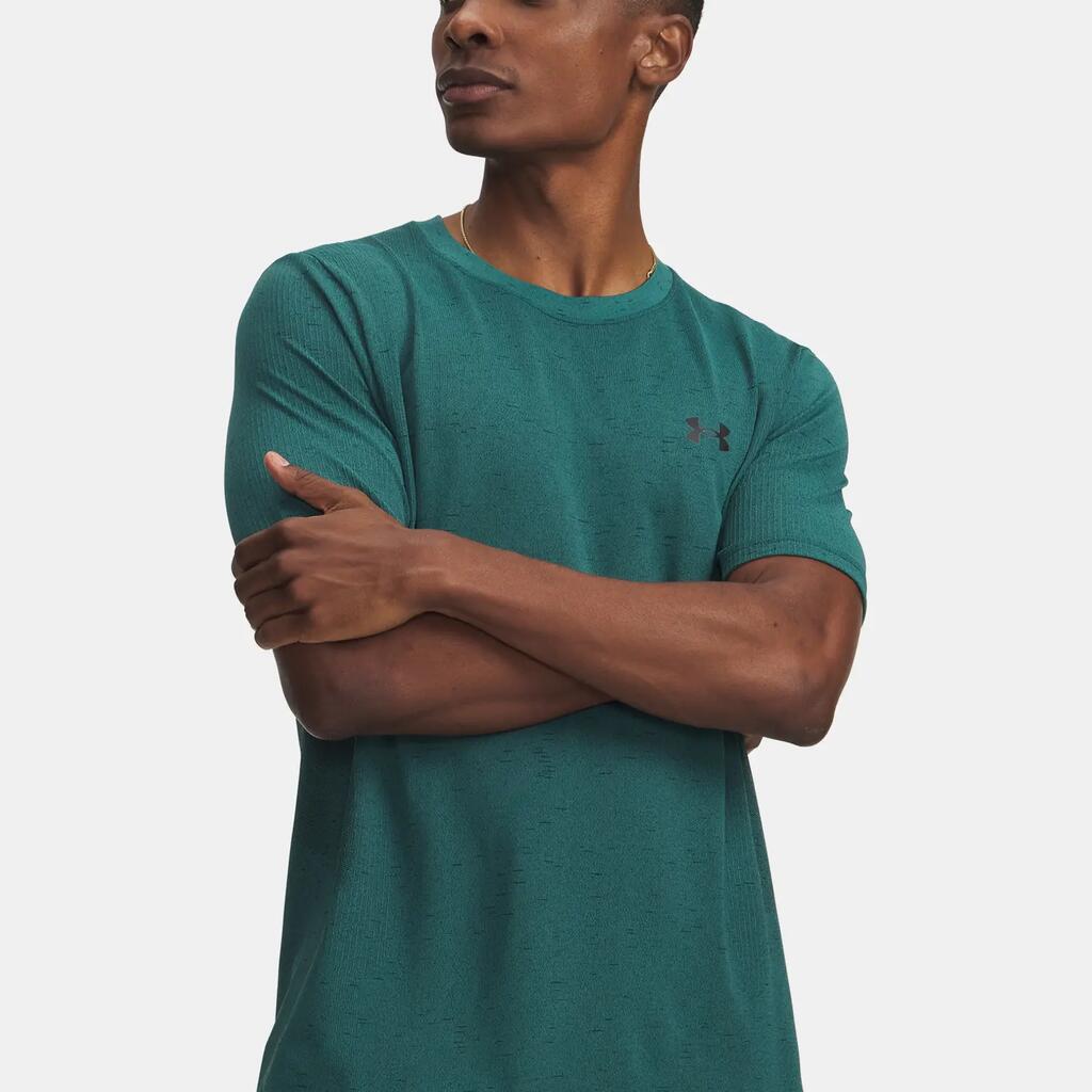 Mens Vanish Seamless TShirt (Green/Black)