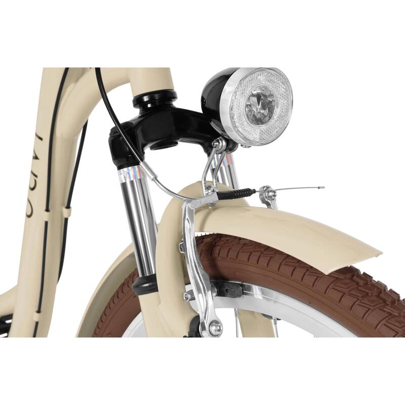 Bicicletă damă 28" Davi Maria Trend aluminiu 7 viteze Shimano 160-185 bej