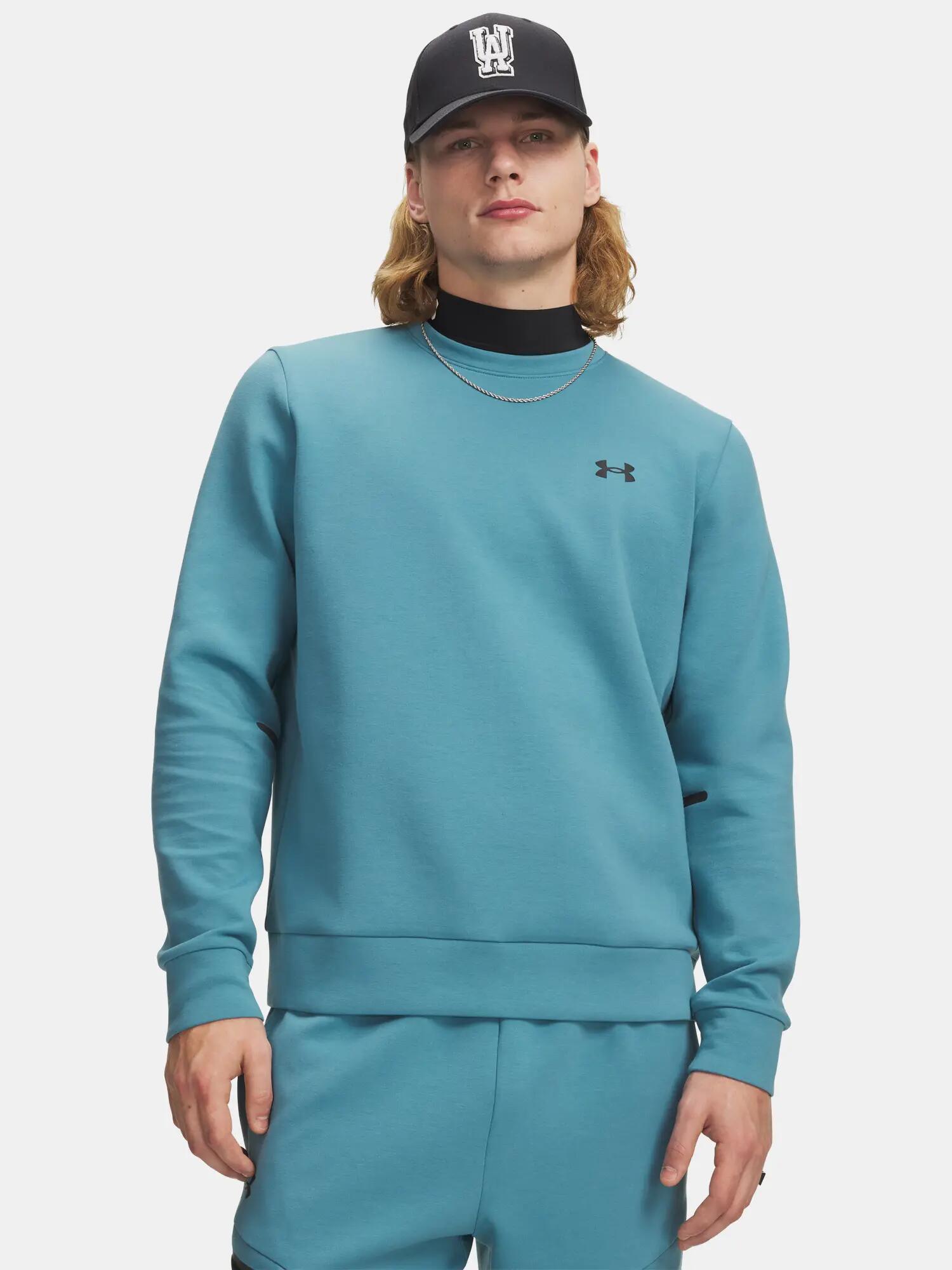 Férfi pulóver Under Armour UA Unstoppable Flc Crew 1/3