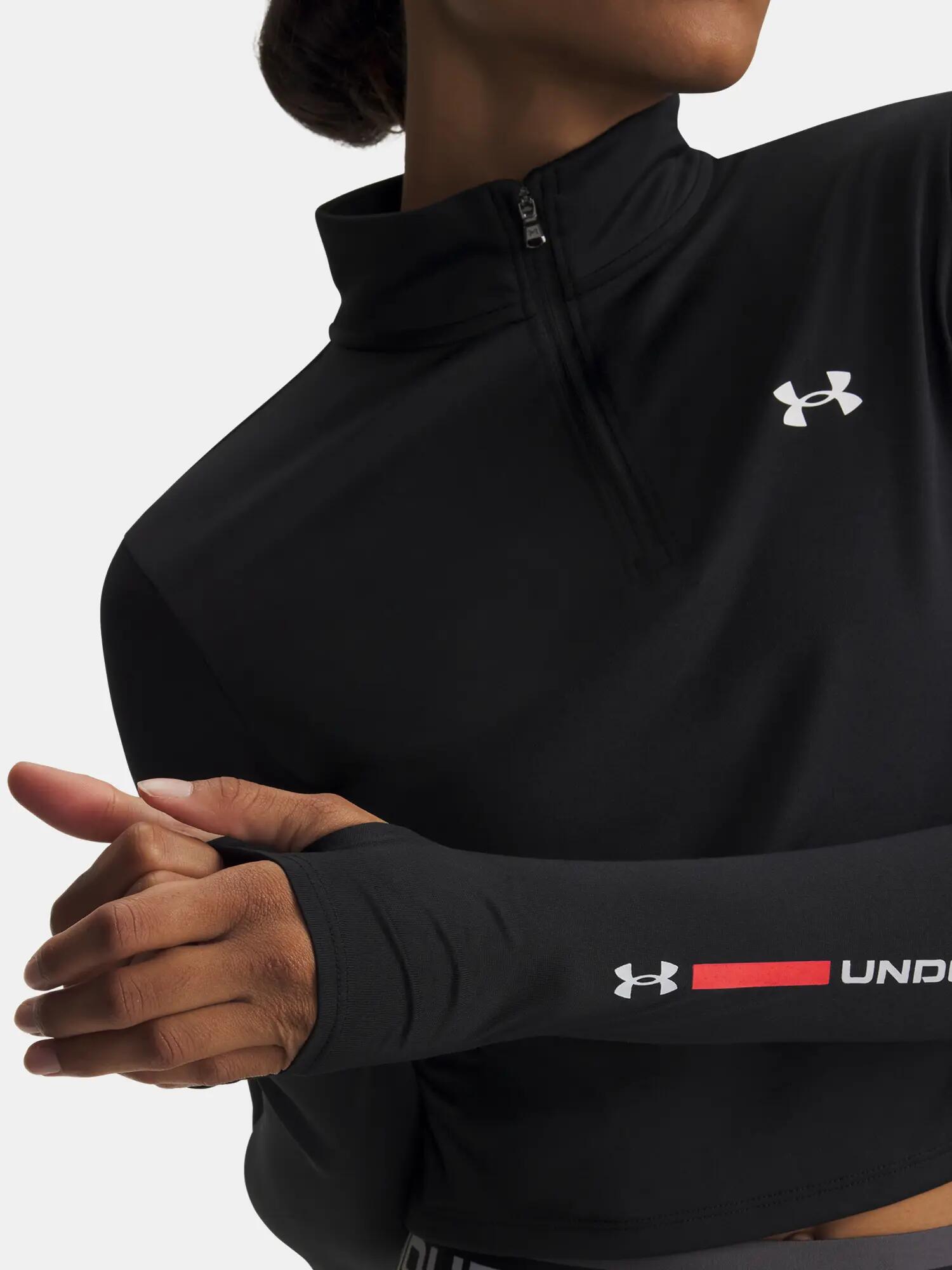 Női póló Under Armour Tech Branded 1/2 Zip 3/4