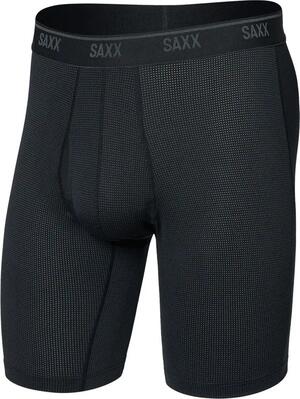 Boxer saxx quest quick-dry mesh lang zwart