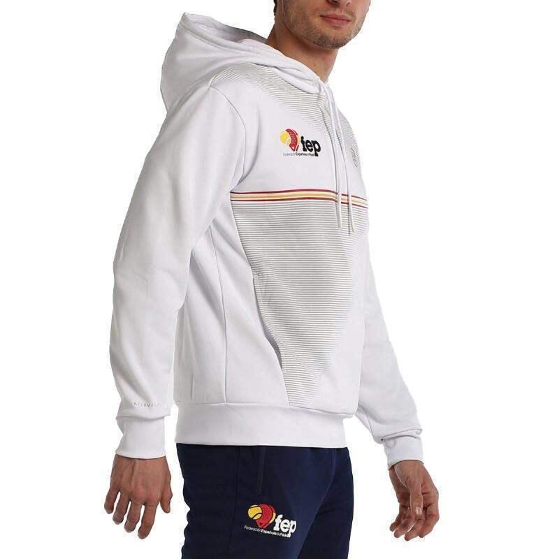Sudadera Bullpadel FEP Forca Blanco 3/5