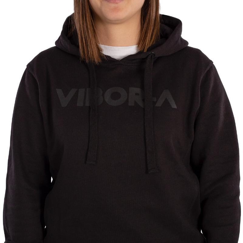 Sudadera Vibora Roca Africana Negro Mujer 2/5