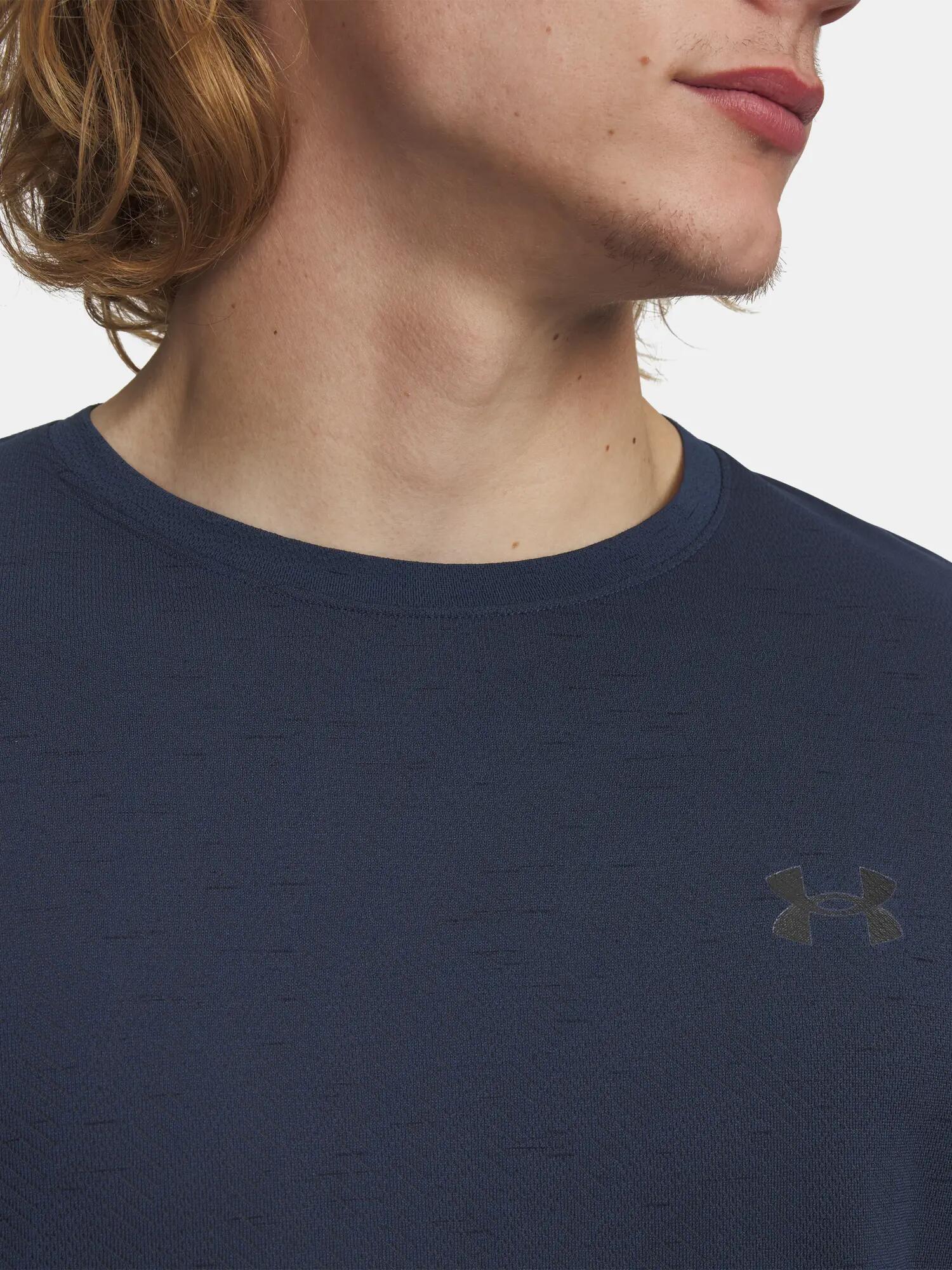 Férfi póló Under Armour Vanish Seamless Novelty SS-BLU 3/3