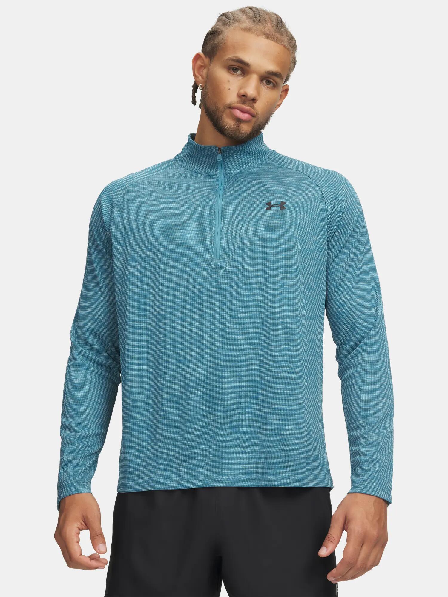 Férfi Under Armour UA Tech Textured 1/2 Zip póló 1/3