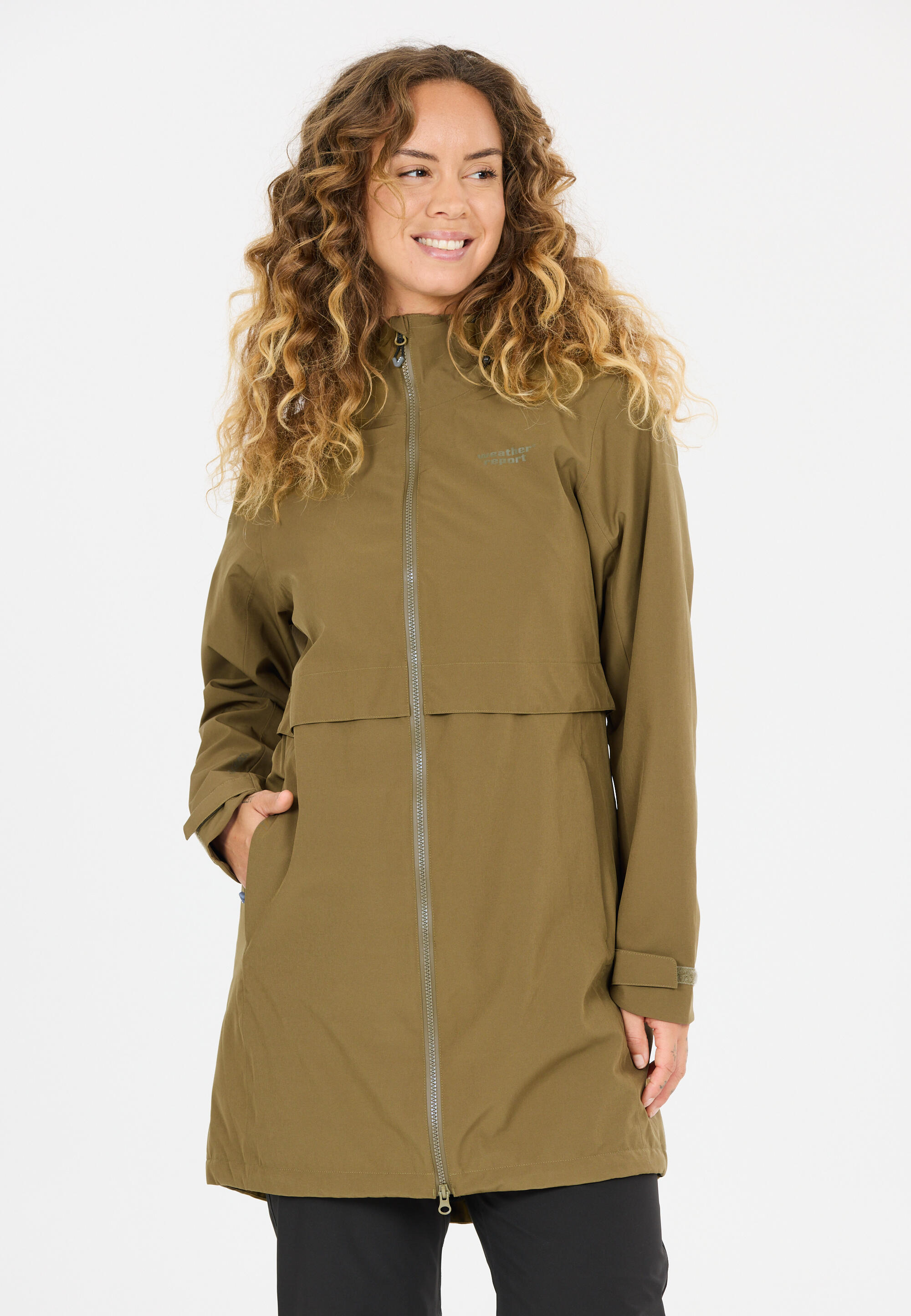 Lange Kapuzenjacke Damen Weather Report Dayton AWG W-PRO 15000 3/5