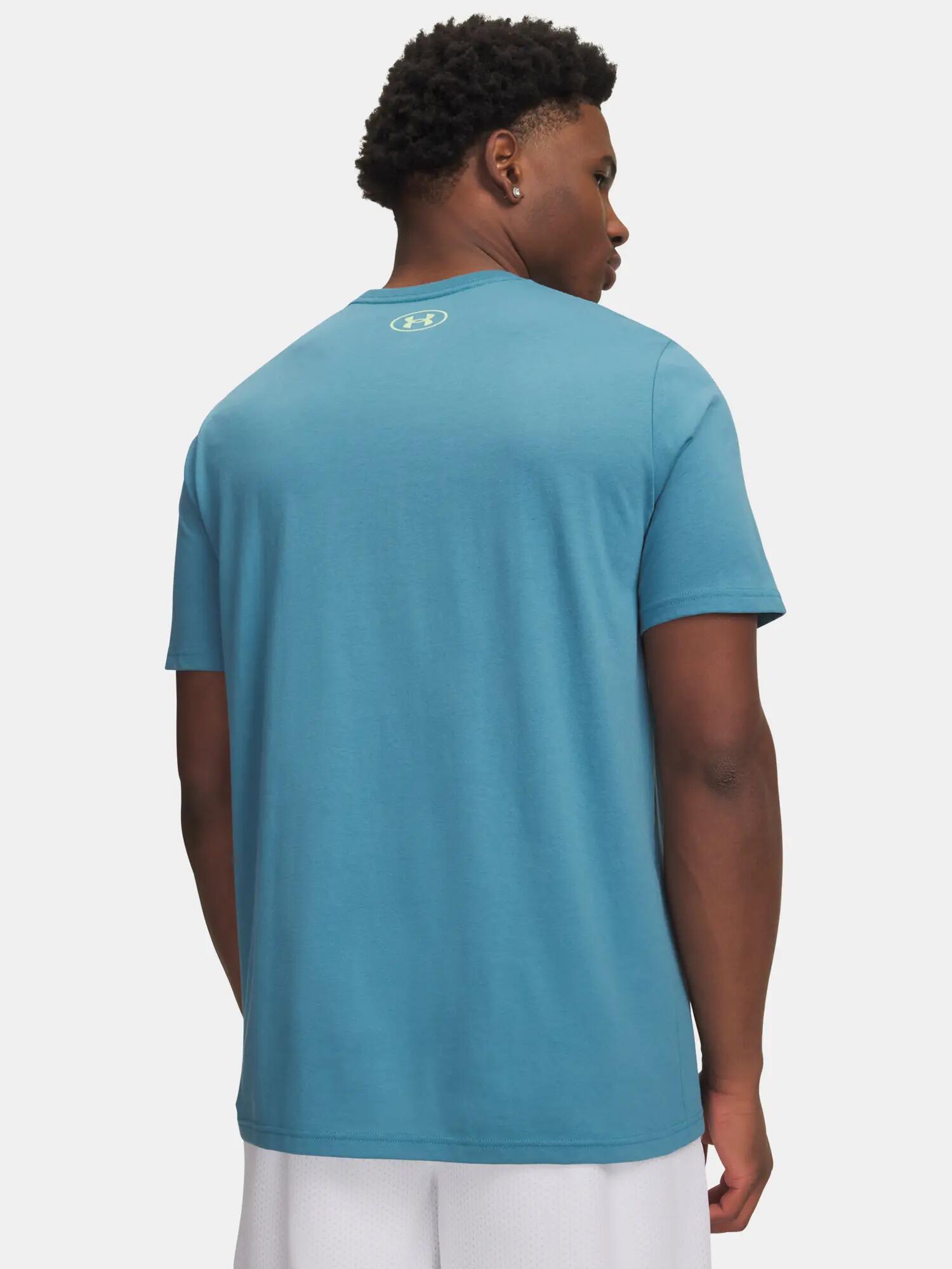 Férfi póló Under Armour UA TEAM ISSUE WORDMARK SS-BLU 2/3