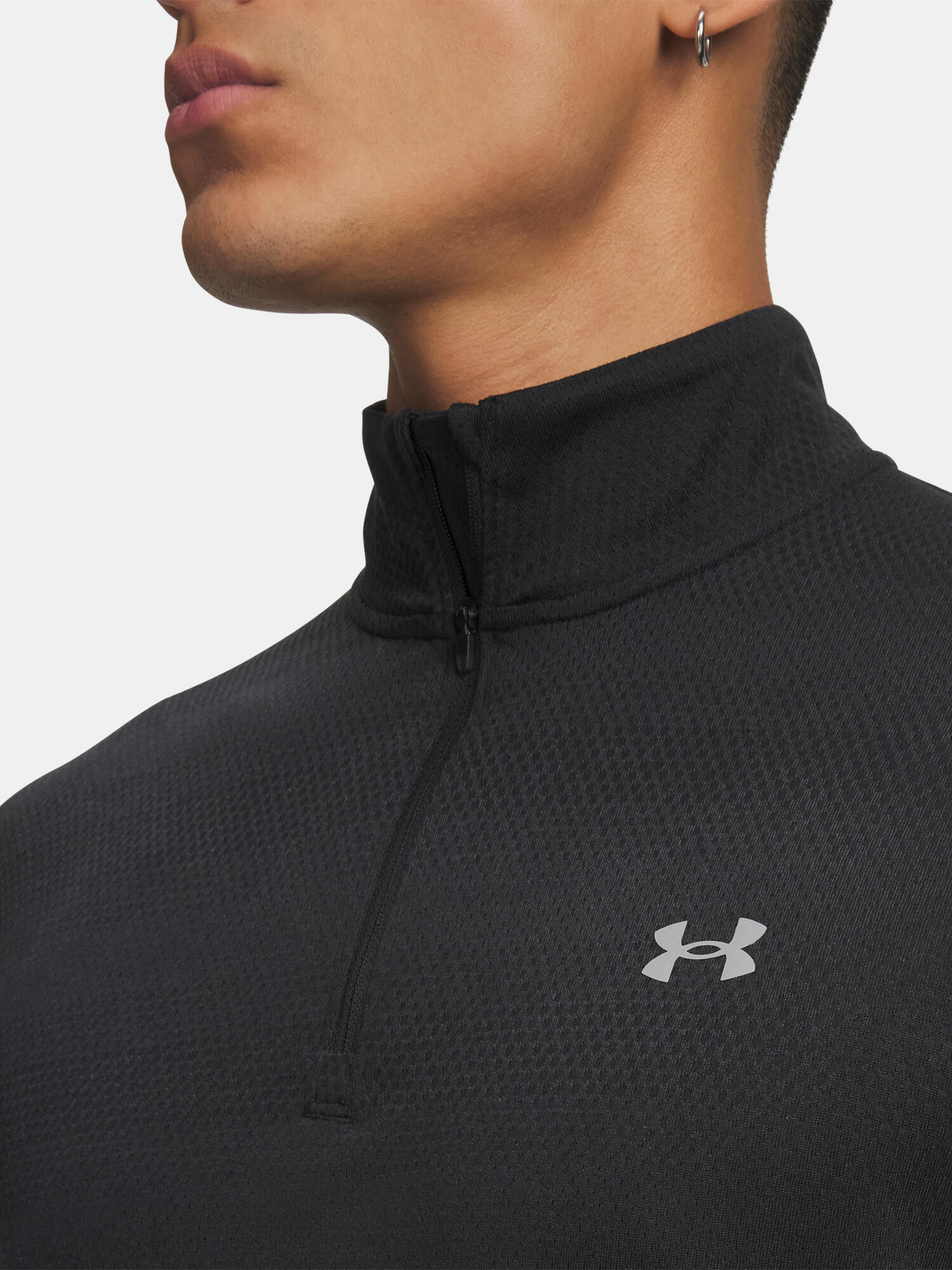 Bluza męska treningowa Under Armour UA Velociti 1/4 ZIP do biegania czarny  3XL 3/3