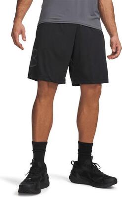 Under armour tech graphic zwarte shorts voor heren