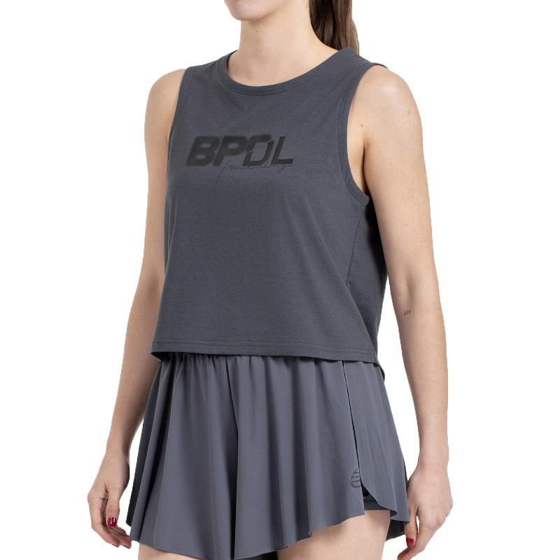 CAMISETA S/MANGAS BULLPADEL VENTOS 084 ANTRACITA MUJER XS 3/5