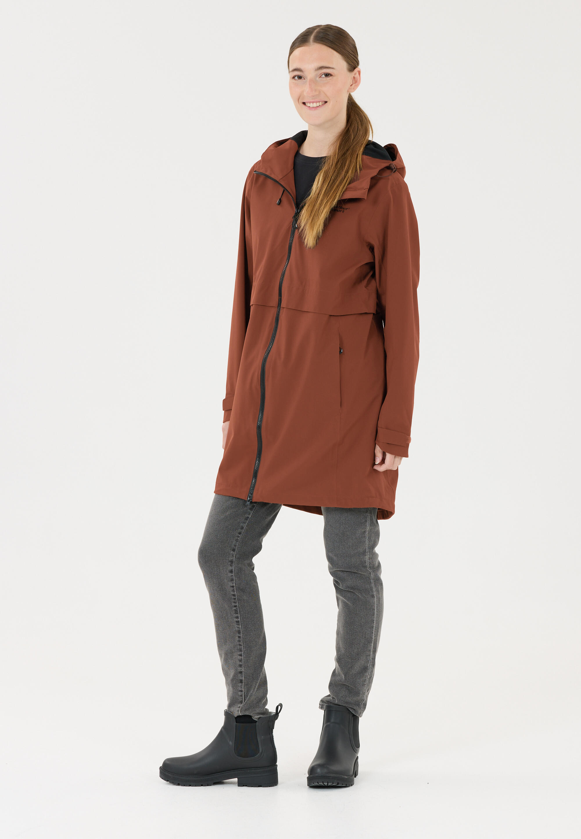 Lange Kapuzenjacke Damen Weather Report Dayton AWG W-PRO 15000 3/5