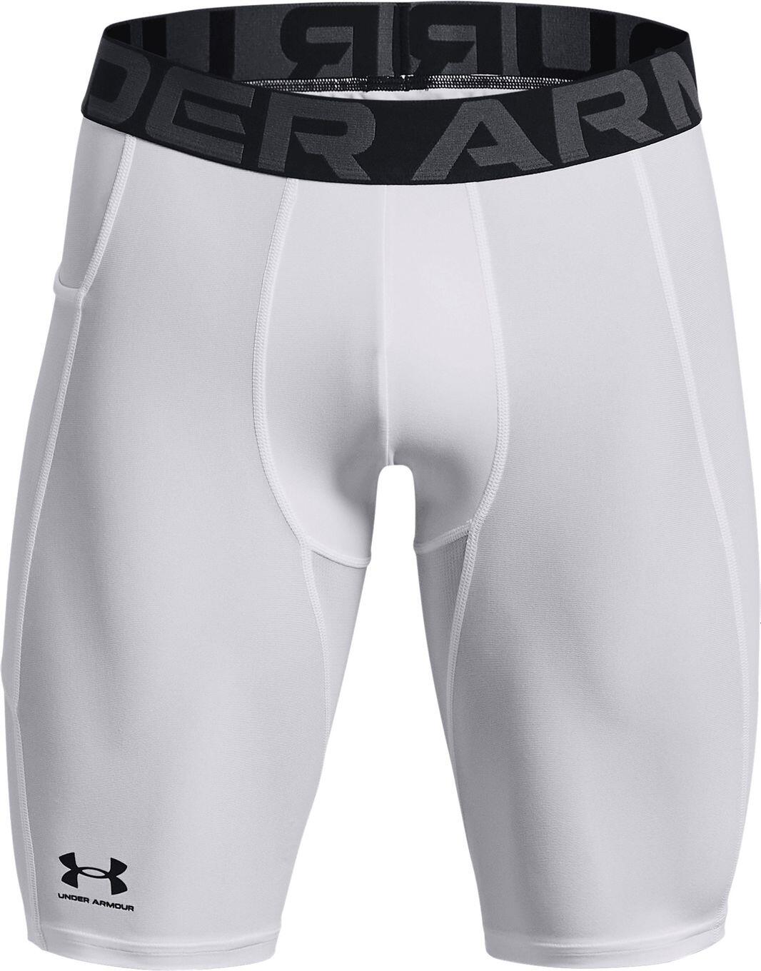 Pantaloncini Under Armour HeatGear Compression Uomo Bianco 5/6