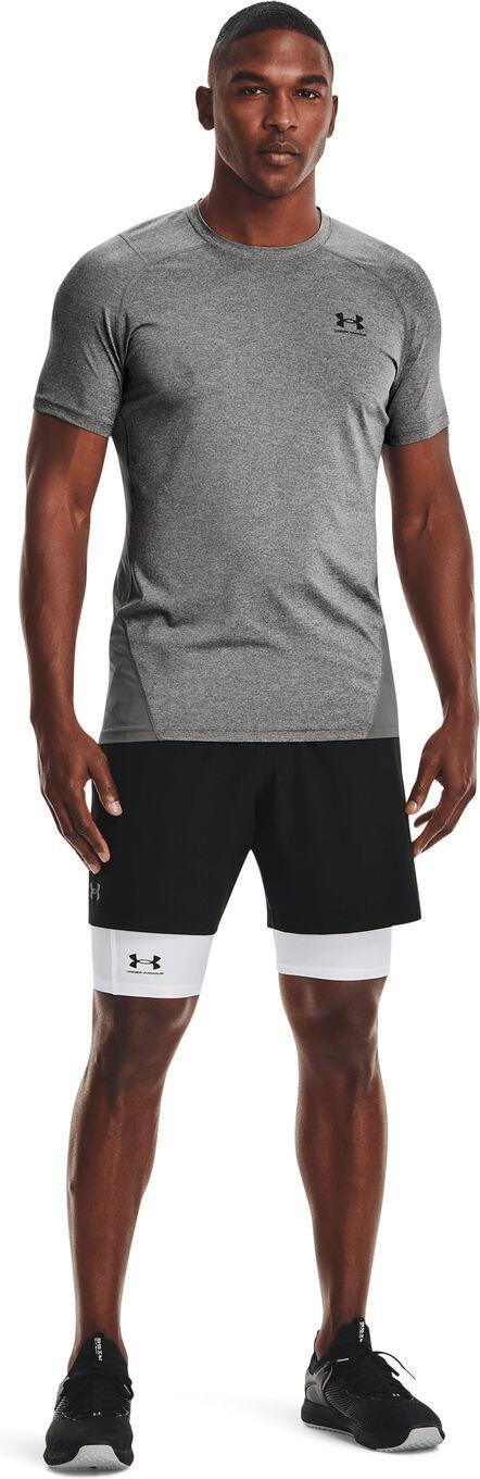 Pantaloncini Under Armour HeatGear Compression Uomo Bianco 4/6