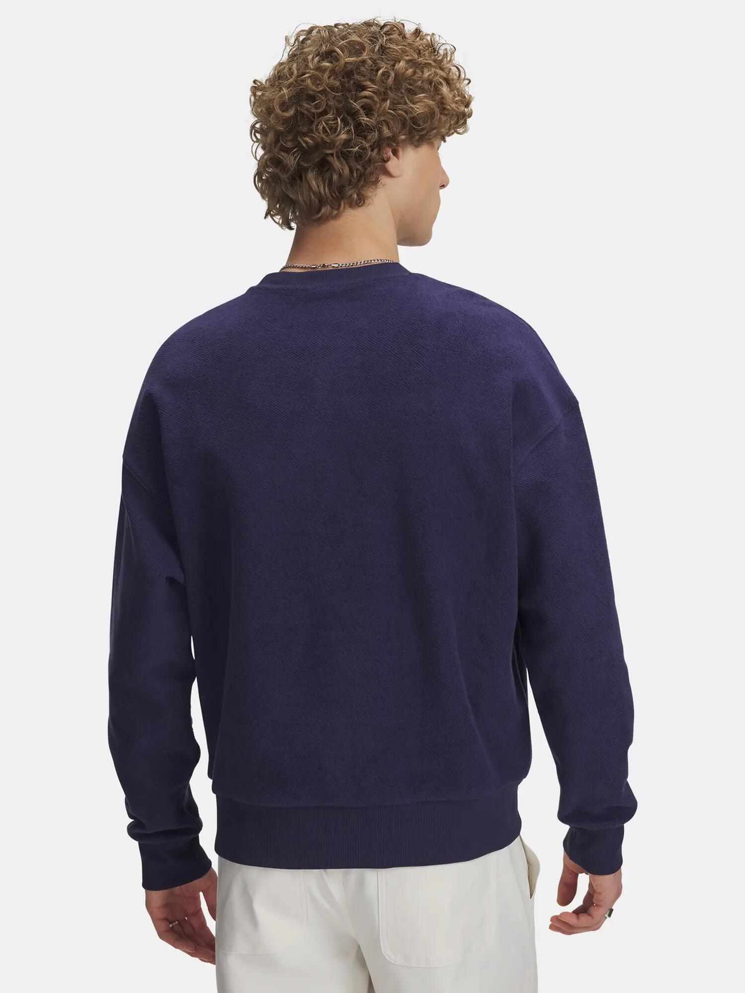 Férfi pulóver Under Armour UA Icon Rev Terry Crew-BLU 2/3