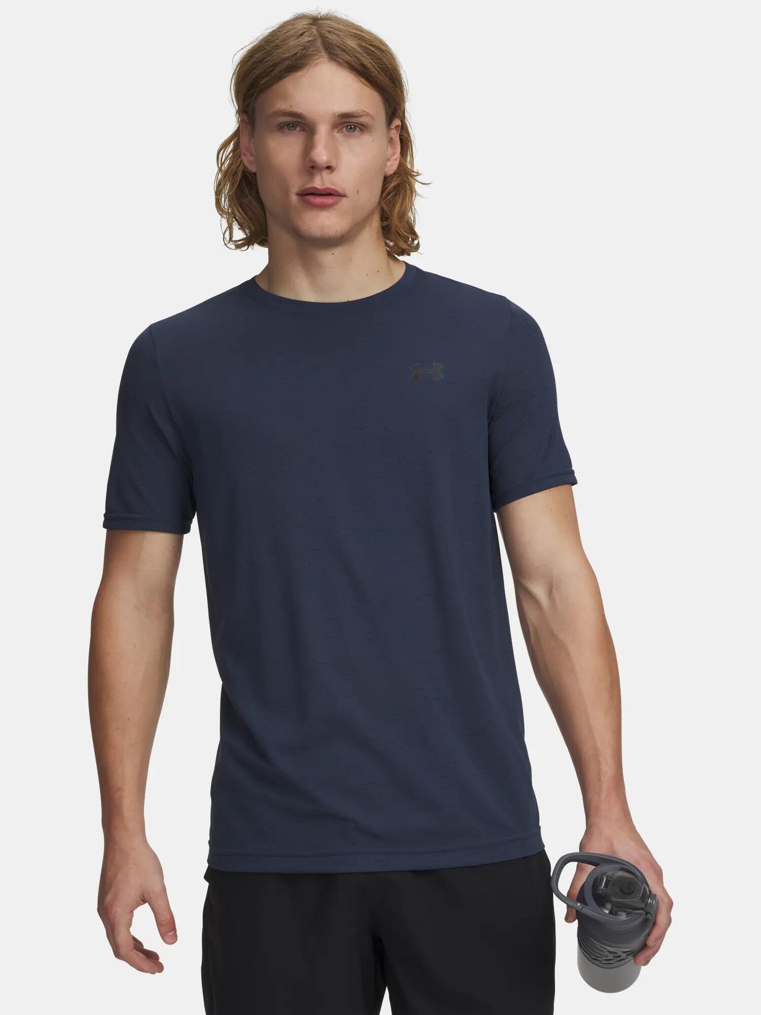 Férfi póló Under Armour Vanish Seamless Novelty SS-BLU 1/3