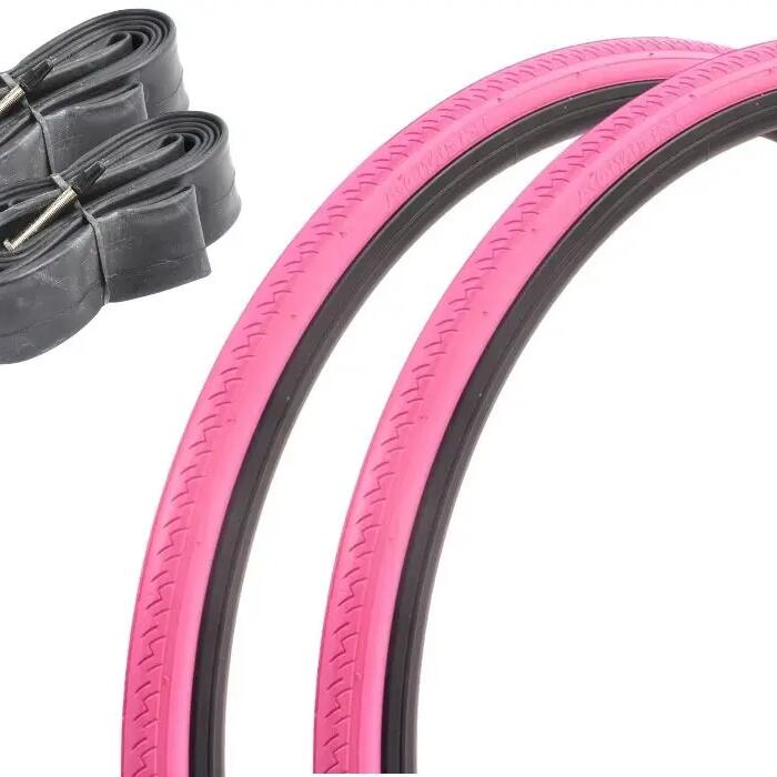 Road tyre set KENDA Kontender 28 inch / 700 x 26C + tube FV
