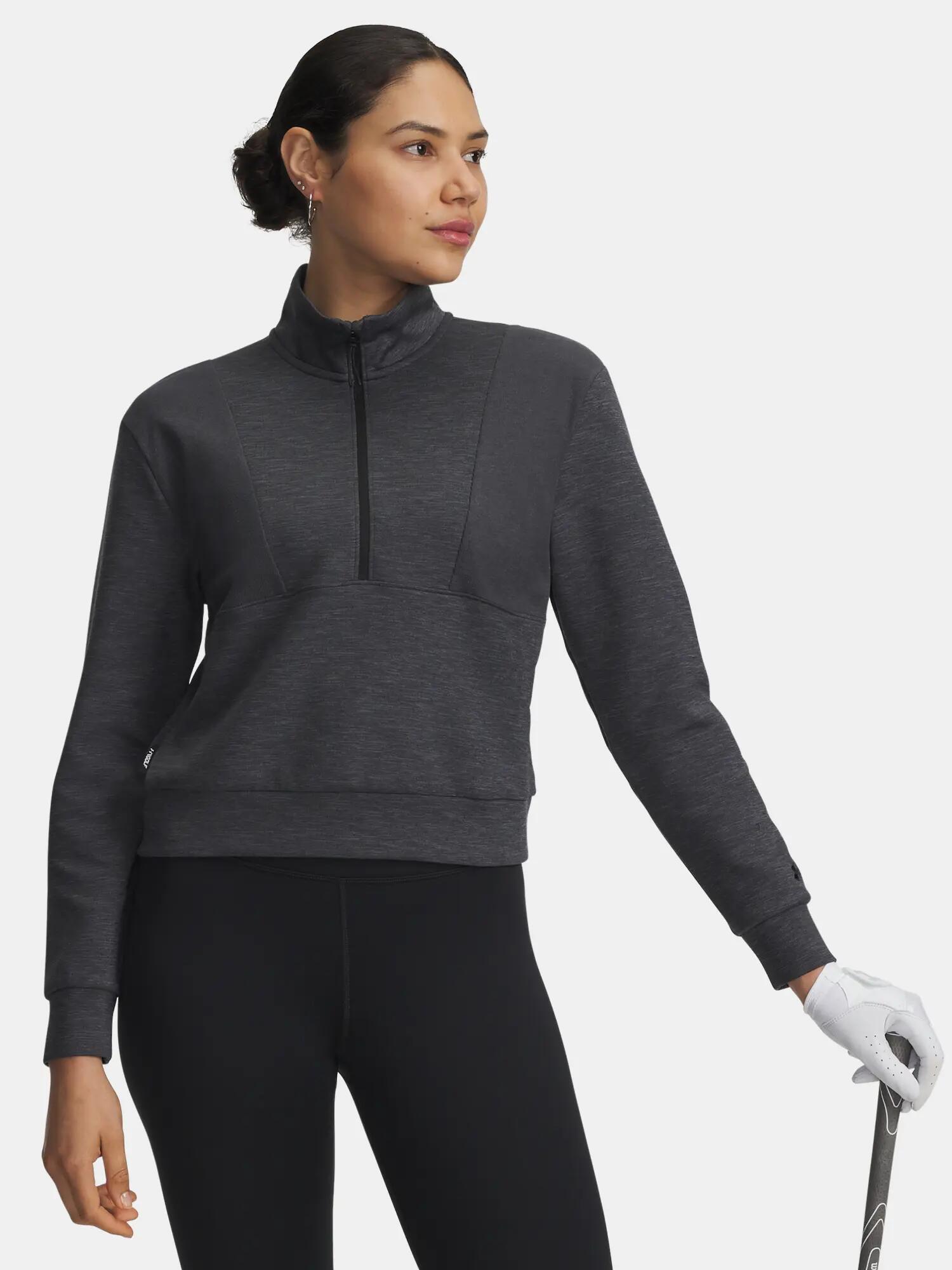 Női pulóver Under Armour UA Drive Midlayer Pullover-BLK 1/3