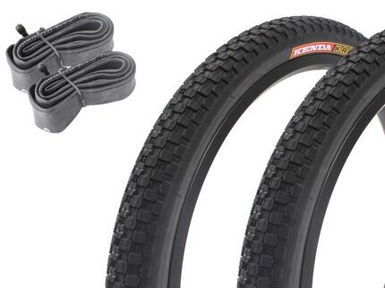 Set de pneus VTT KENDA K-905 K-RAD PRC 24 pouces x 2,30 pouces + chambre AV