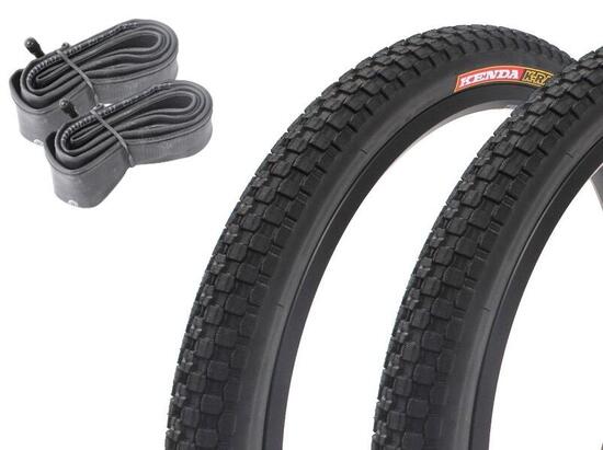 Set de pneus VTT KENDA K-905 K-RAD PRC 24 pouces x 2,30 pouces + chambre AV