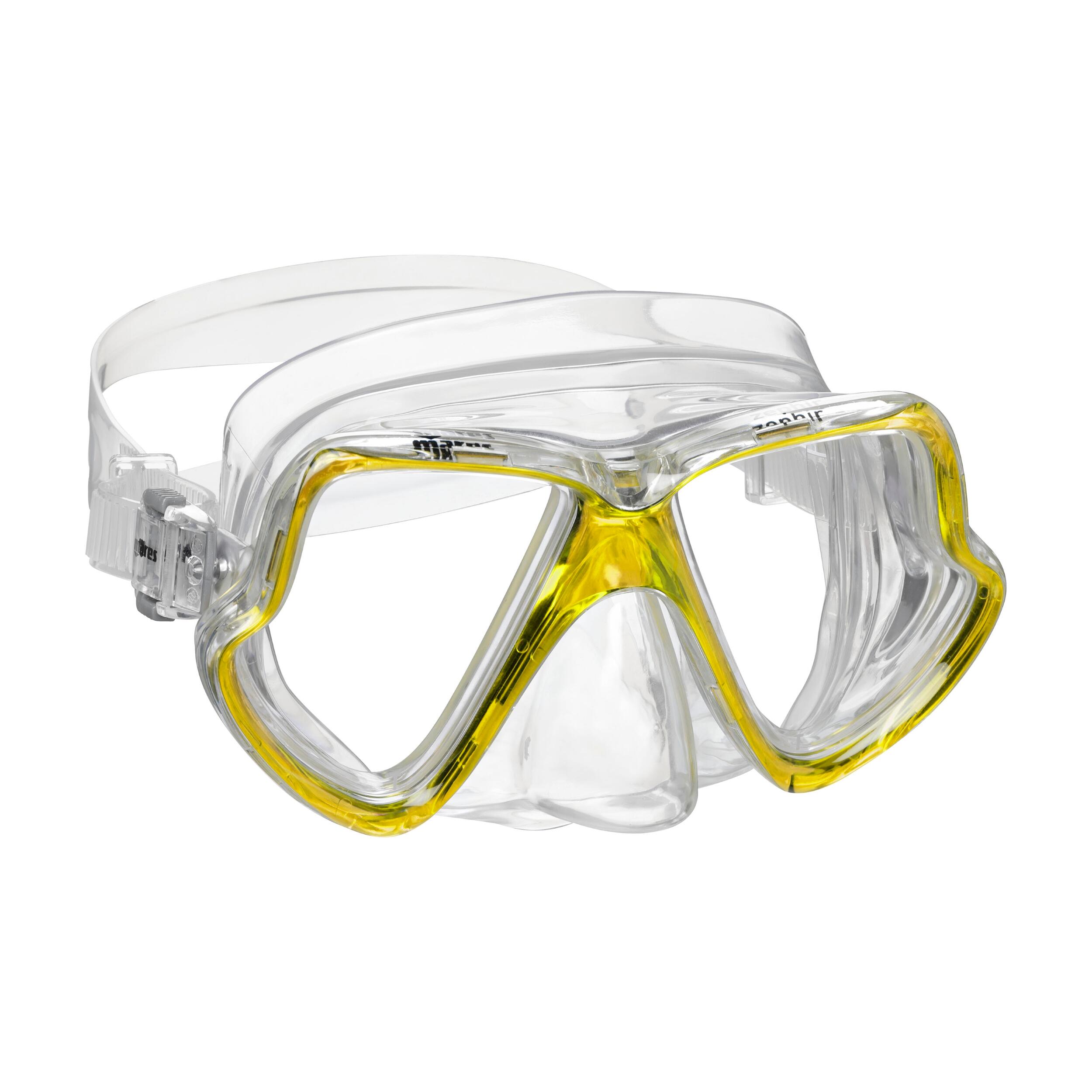 Combo Snorkeling Adulto Zephir Máscara Ergonómica Tubo Semi-Seco 2/3