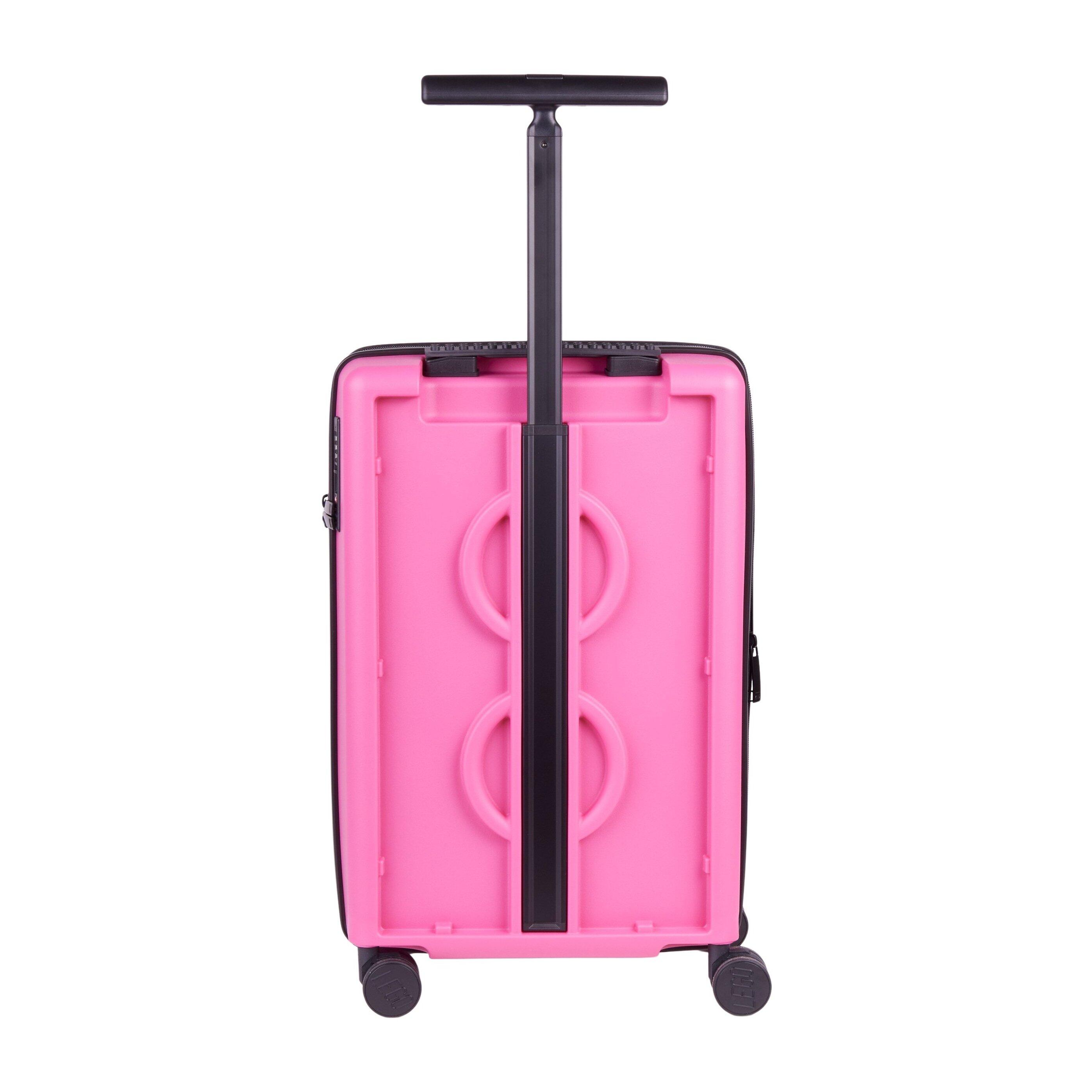 Valise Trolley LEGO Brick 2X3 Extensible 20" Rose 3/4