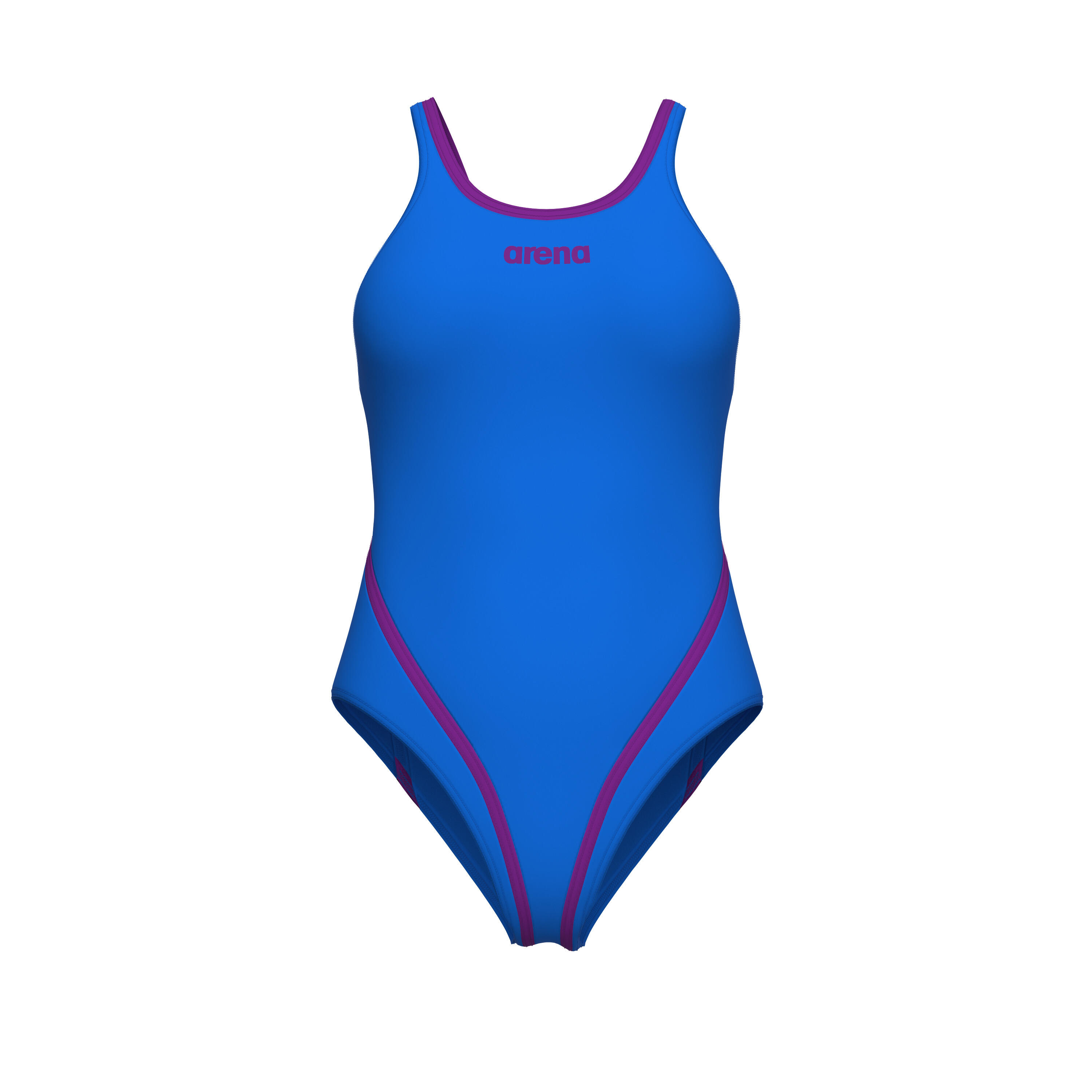 Strój kąpielowy damski Arena Solid Swimsuit Tech Back 6/7