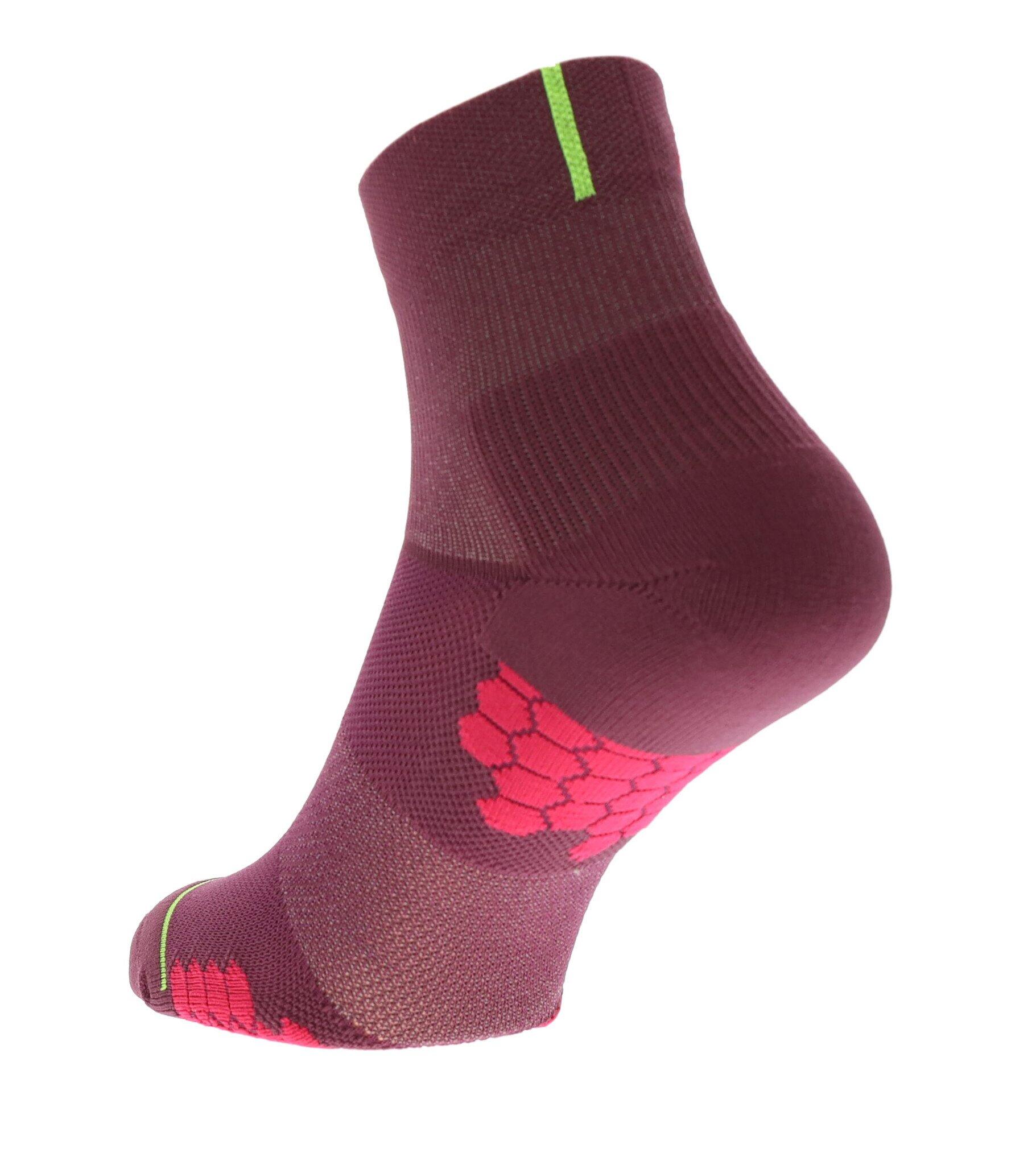 Trailfly Sock Mid - Teal / Purple 6/7