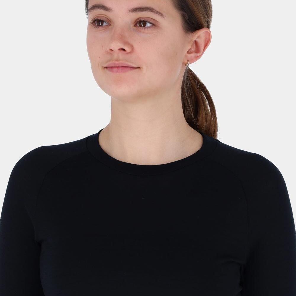 Merino Long Sleeve T-Shirt - Femme - Black 5/7