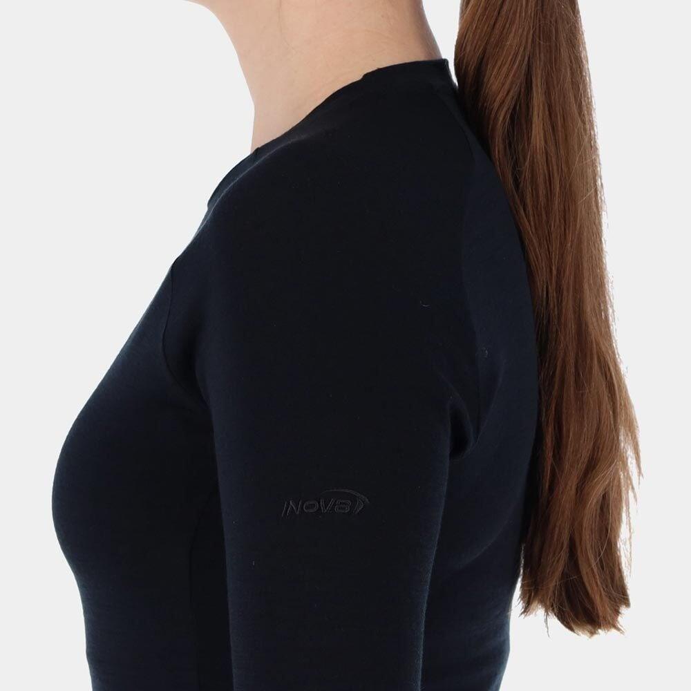 Merino Long Sleeve T-Shirt - Femme - Black 4/7