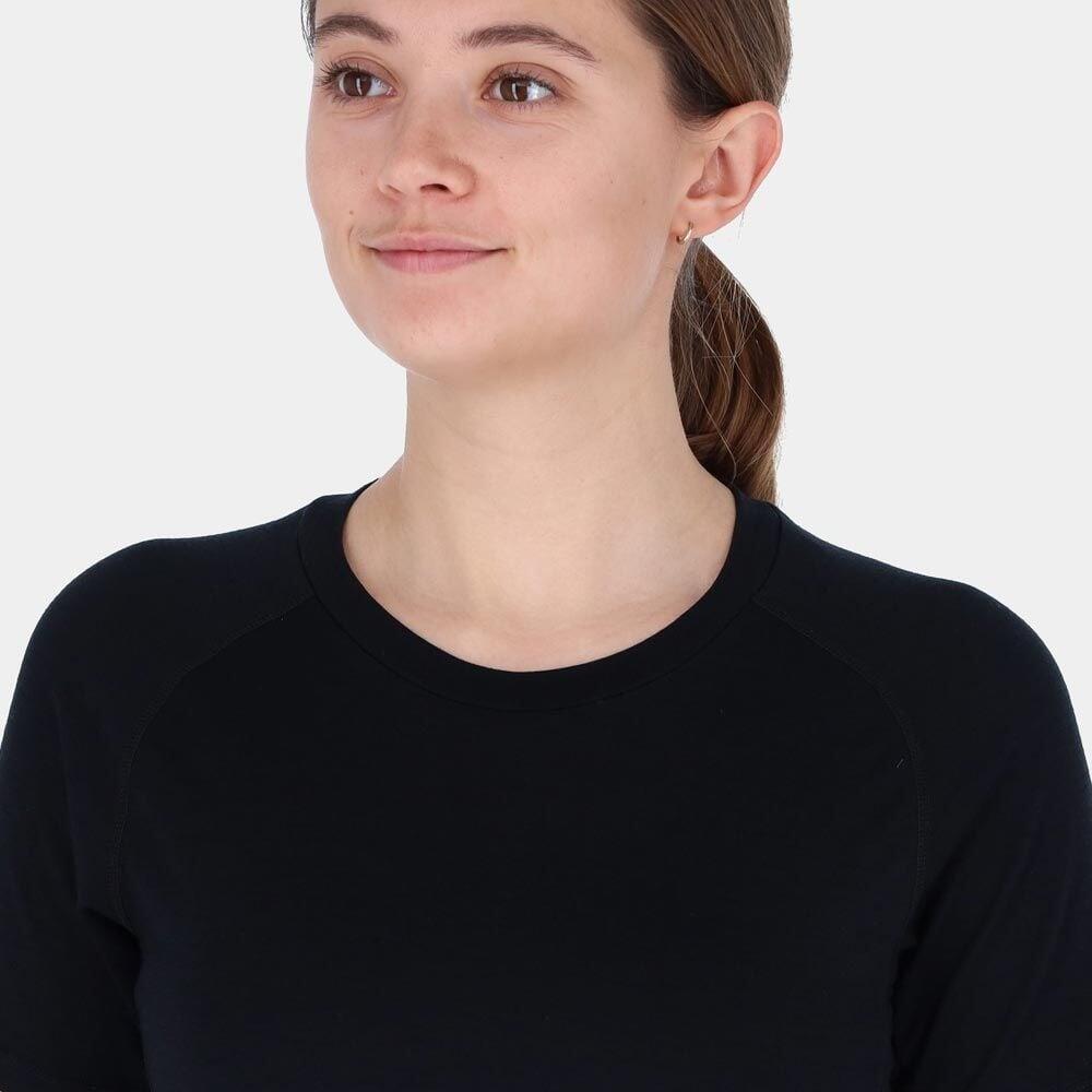 Merino Short Sleeve T-Shirt - Femme - Black 5/7