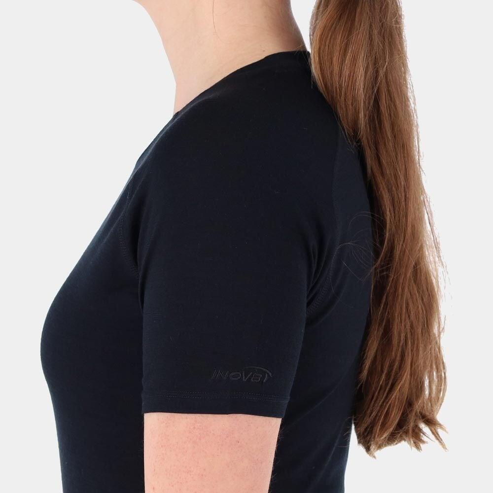 Merino Short Sleeve T-Shirt - Femme - Black 4/7