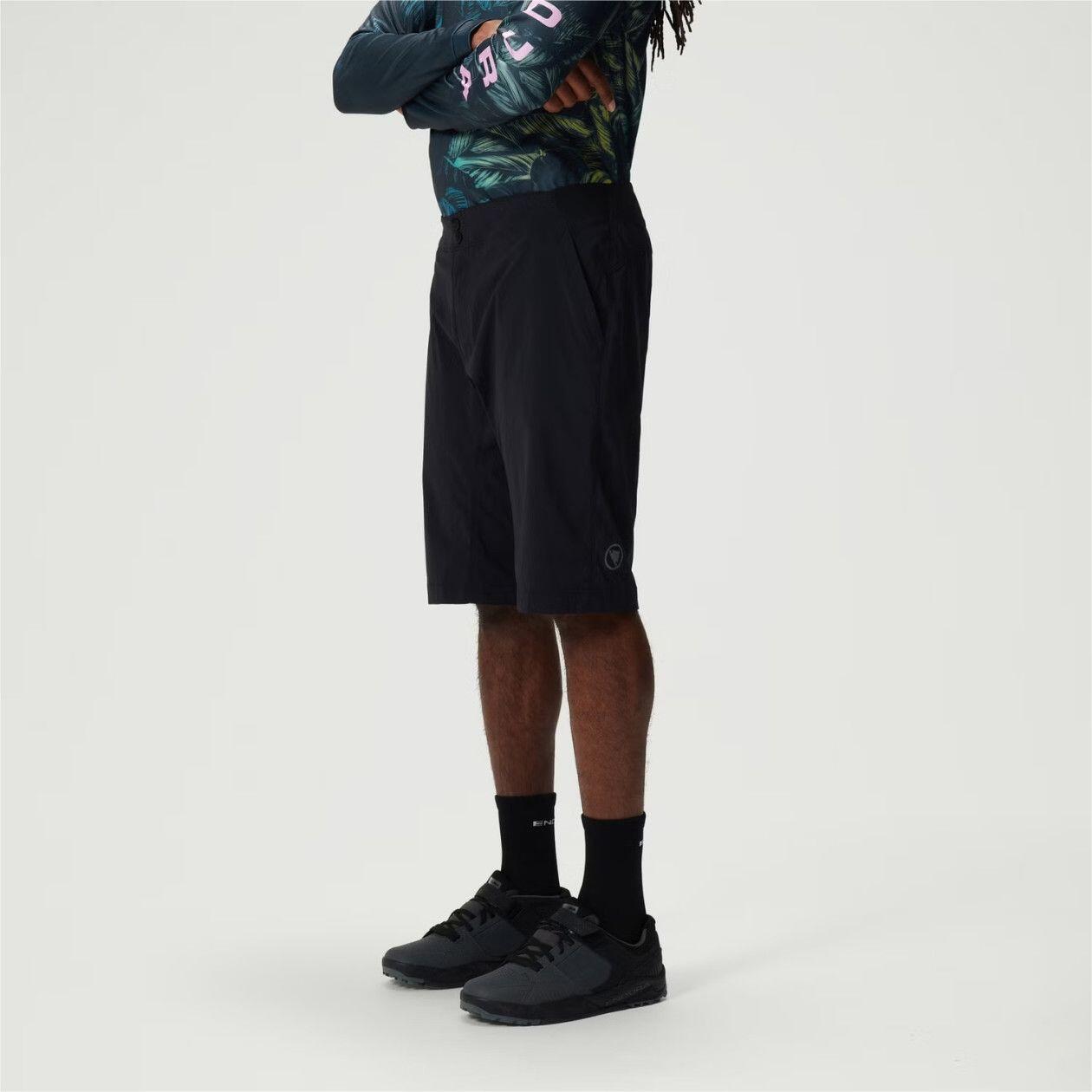 Pantaloncini Endura Hummvee Lite Skin Nero 2/5