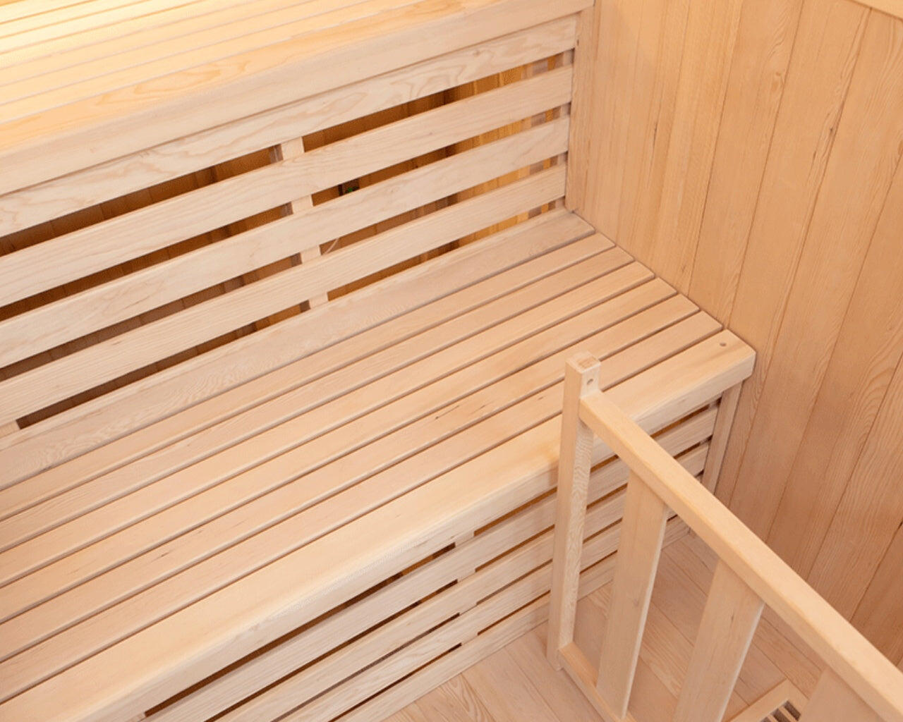 Poolstar Sense sauna de infrarrojos 2 personas madera Dual Healthy 3/5