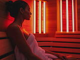 Poolstar Sense sauna de infrarrojos 2 personas madera Dual Healthy 4/5