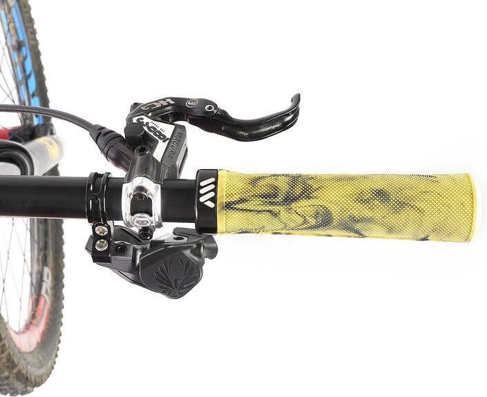 All Mountain Style AMS Berm Griffe Gelb Camo 2/2
