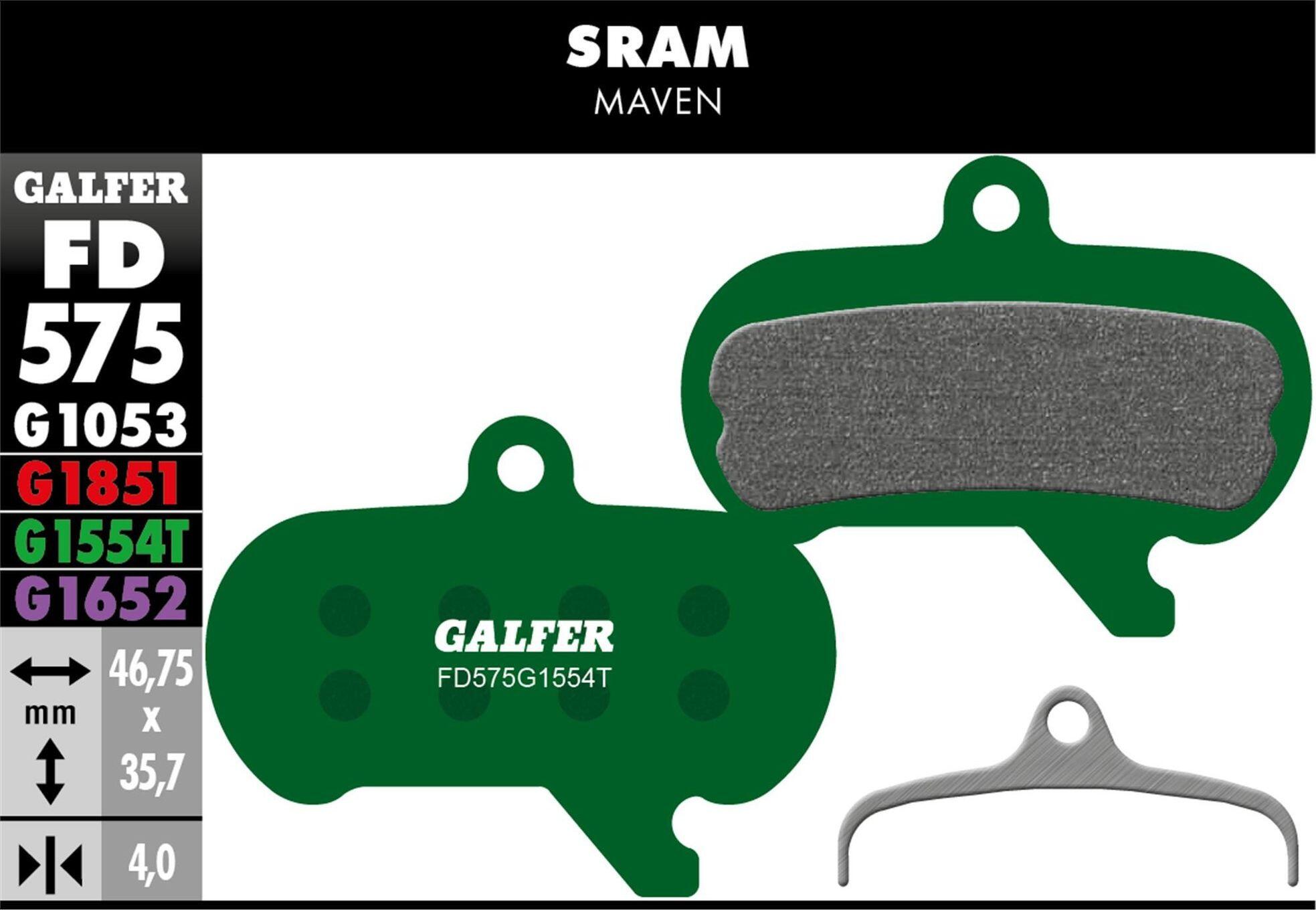 Bremsbelag Galfer Sram Maven 2/3
