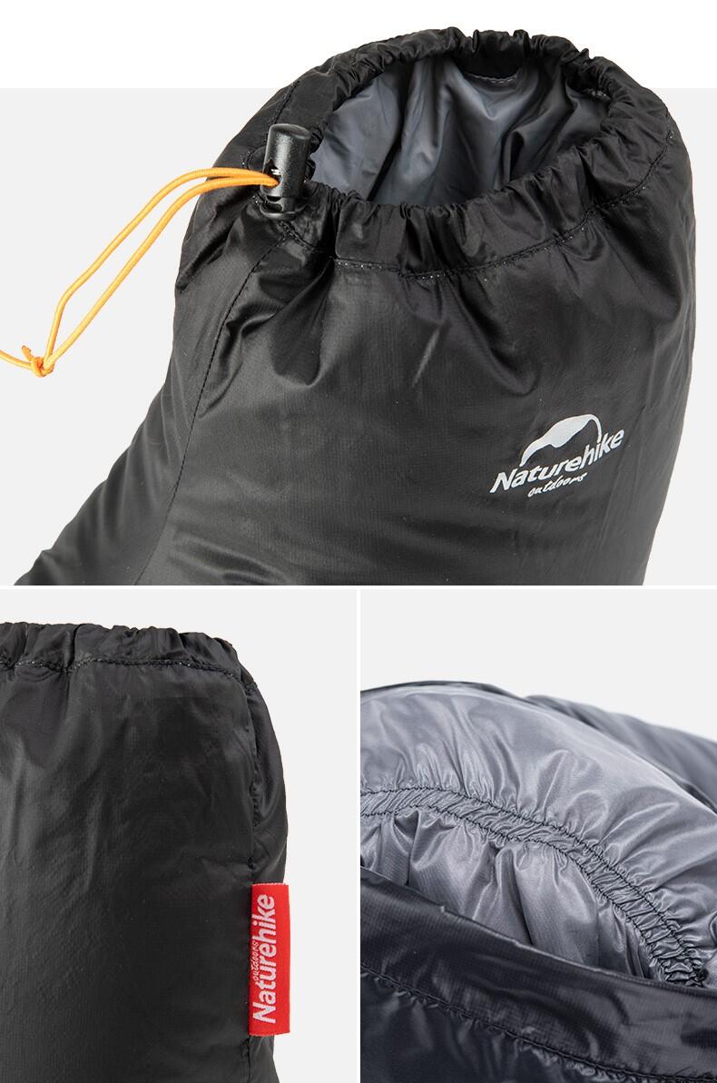 Botki puchowe damskie Naturehike Goose Down Foot Cover 7/7