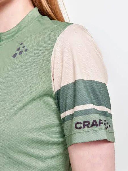 Craft Core Endur Green Beige Damestrui met korte mouwen 3/6