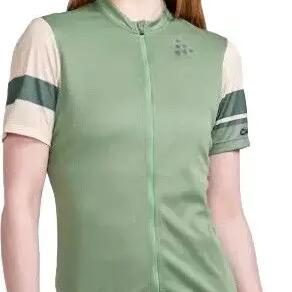 Craft Core Endur Green Beige Women's Short Sleeve Jersey