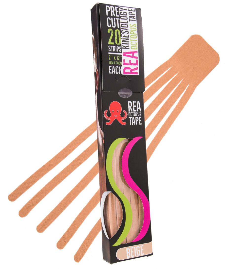 Taśma do kinesiology tapingu REA TAPE OCTOPUS, bawełna, zestaw 2/5