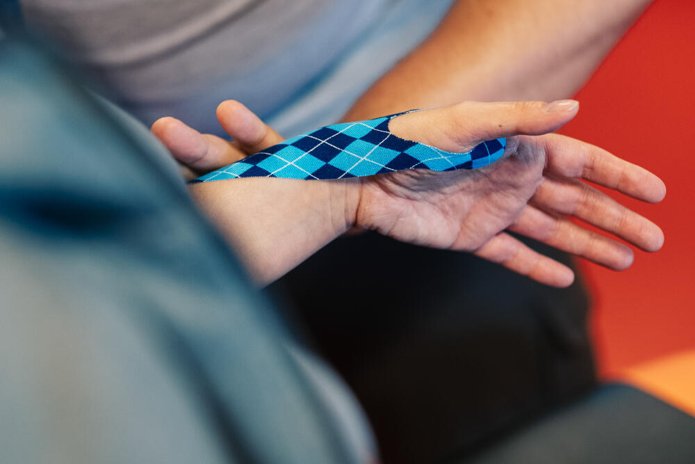 Profesjonalna taśma do kinesiology tapingu marki REA TAPE PATTERN 5/10
