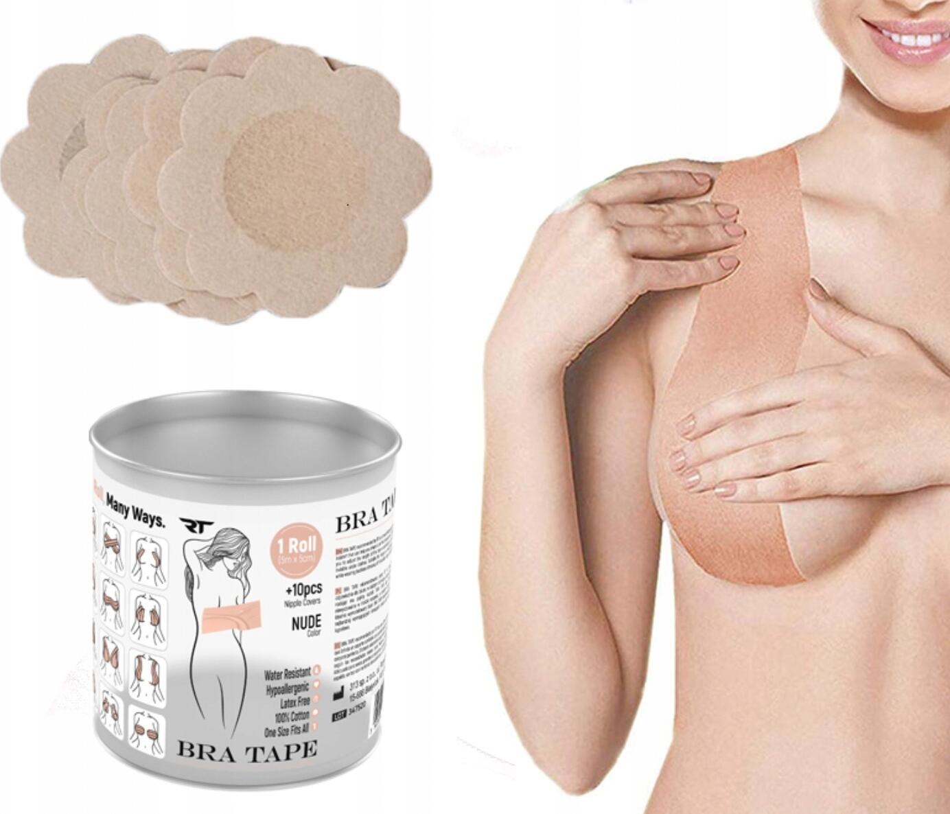 Rea Tape Bandă pentru modelarea bustului Bra 5 cm × 5 m