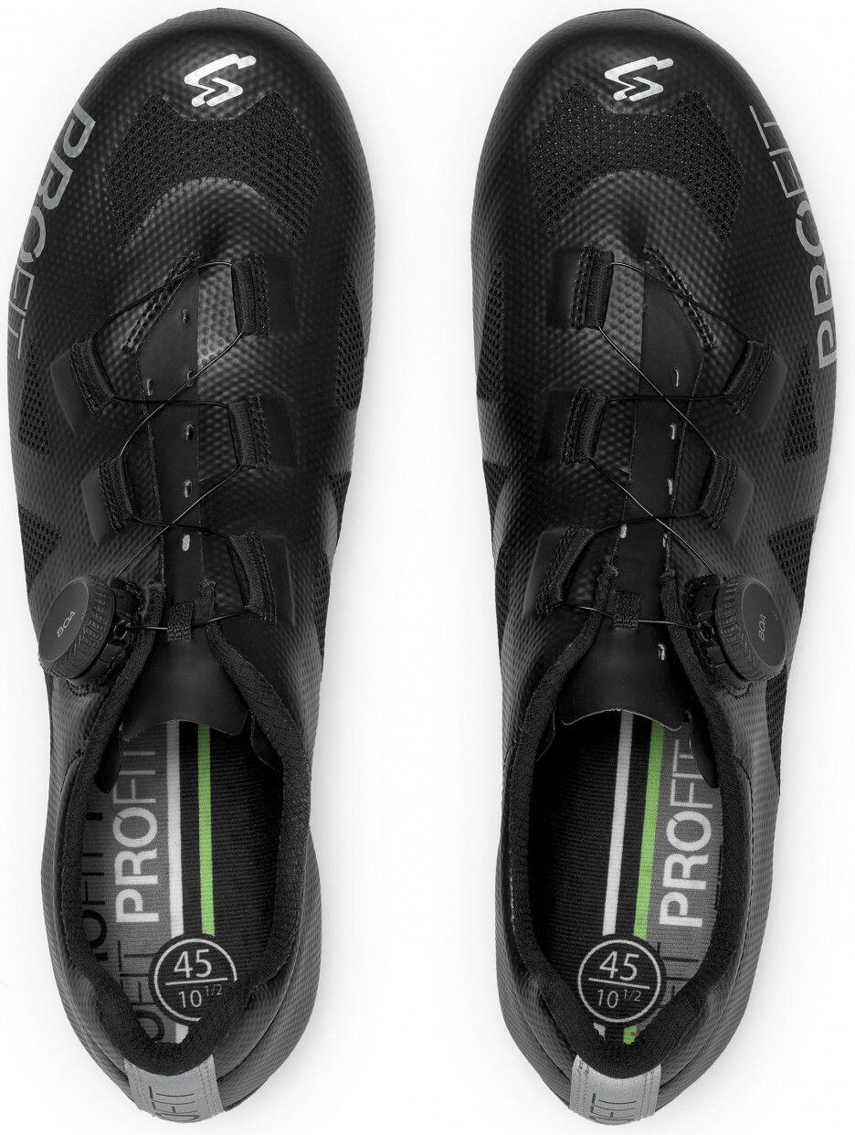 Profit C Rennradschuhe Schwarz 3/6