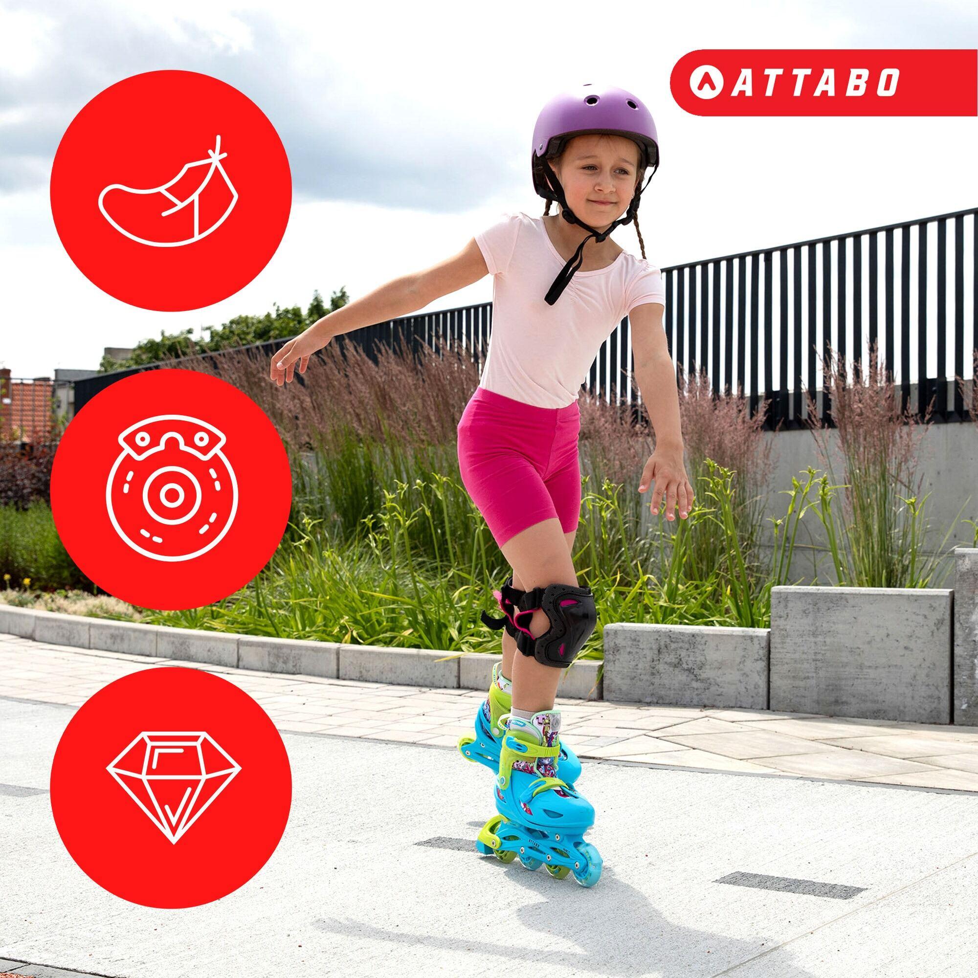 Patins à roulettes enfants ATTABO Turbojet LED 3/7
