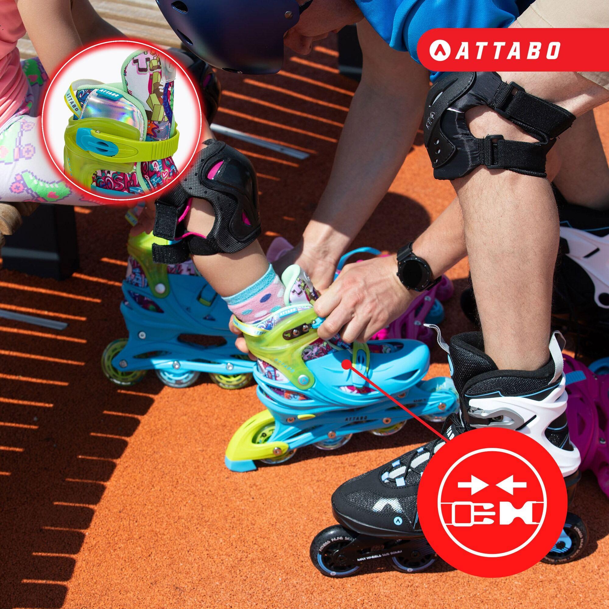 Patins à roulettes enfants ATTABO Turbojet LED 6/7