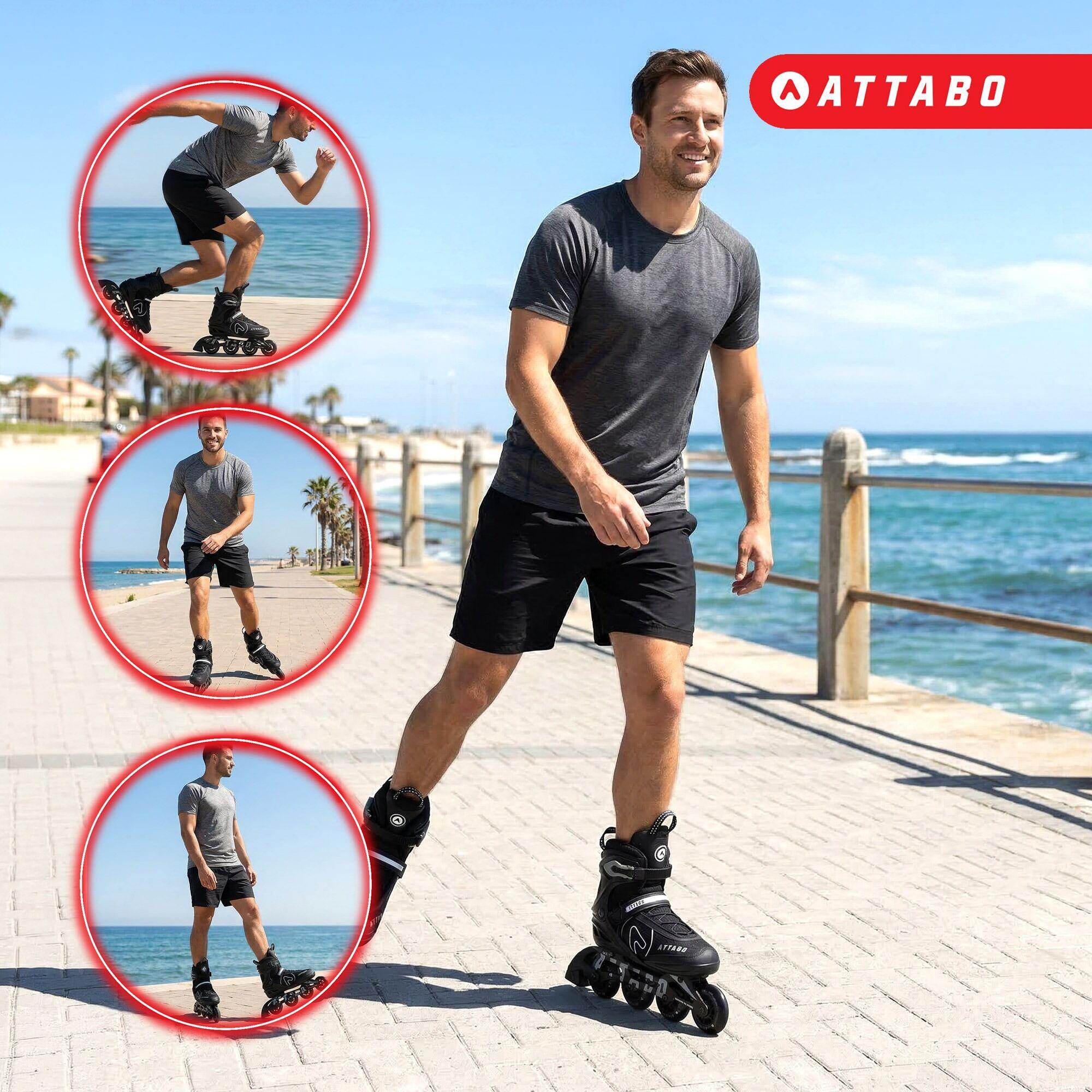 Patins masculinos ATTABO Bricker fitness 5/7